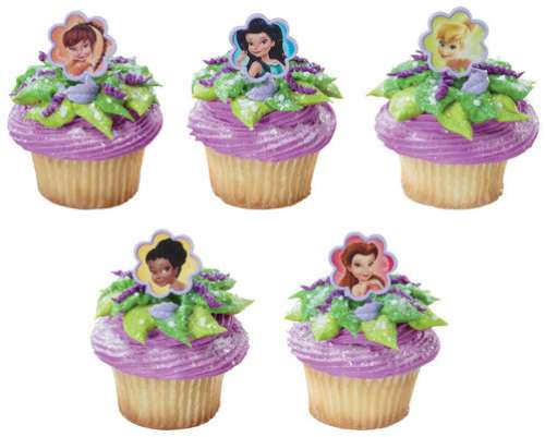 Tinkerbell and Friends Cupcake Rings - Click Image to Close